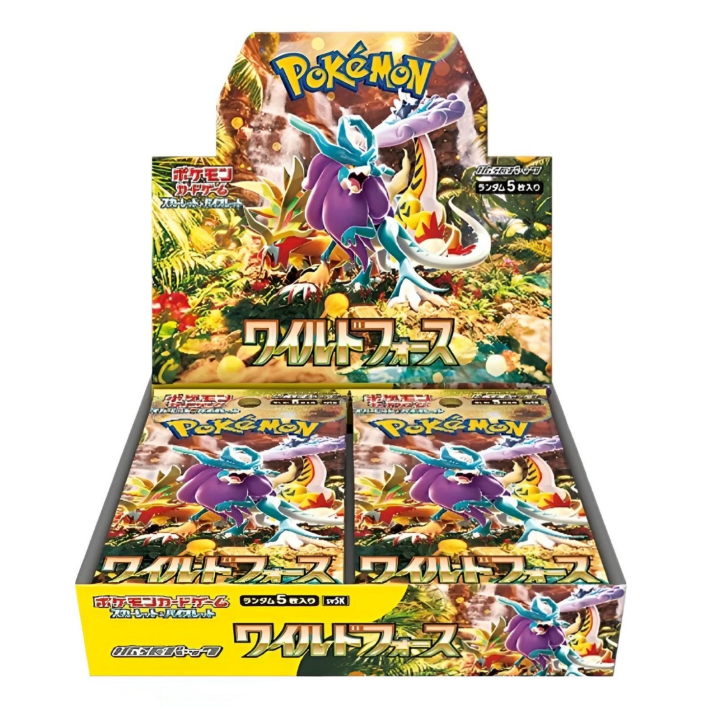 Pokemon Scarlet & Violet Wild Force Japanese Booster Box "2024"