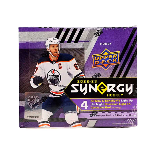 2022-23 Upper Deck Synergy NHL Hockey Hobby Box