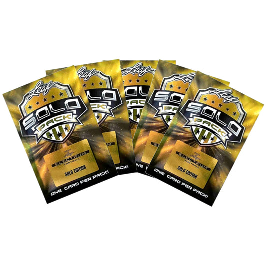 2024 Leaf Electrum NFL Football Solo Pack Edition Hobby Box "5 Pack Deal"