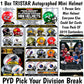 1 Box TRISTAR 2024 Platinum Auto Football Mini Helmet Box & 1 Pack 2019 Contenders Division Break