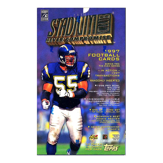 1997 Topps Stadium Club Series 2 NFL Hobby Box