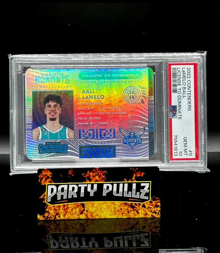 2022 Contenders #9 LaMelo Ball License To Dominate Gem Mint PSA 10