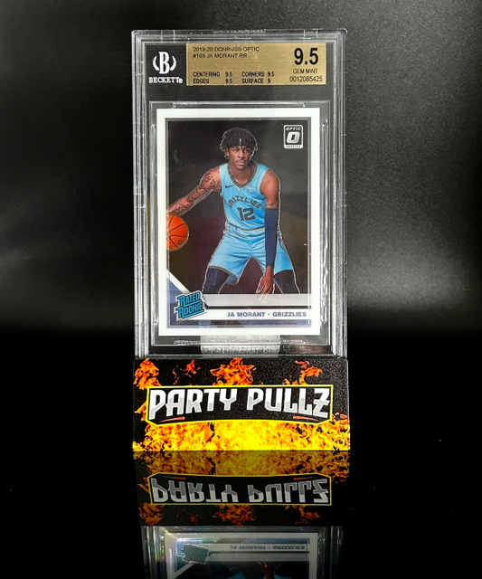 2019-20 Donruss Optic #168 Ja Morant RR Rated Rookie Beckett 9.5